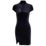 New Slim High-Waisted Cheongsam Dress Improved Summer Skirt Vintage Skirt Women's