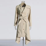 Australian Show Irregular Design Jacket 2025 New Fashion Temperament High-End Feeling With A Collared Windcoat