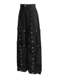 Zingj Premium Sense Pants Spring 2024 New Fashion Personality Trend Wind Detachable Design Sense