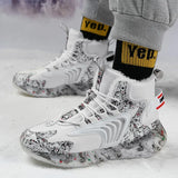 Winter Keep Warm Running Shoes Men Comfortable Trendy Sport Shoes Non-Slip Plush Sneakers Male Walking cotton-padd