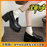 Out-Of-Home Temperament Thousands Of Gold Wind And Happy Shoes 2025 Women's New French Round Head Casual Mary Treasure Shoes