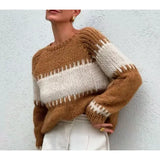 Korea Chic Autumn And Winter 2025 New Sweater Women's Long-Sleeved Fashion Thicked Knitted