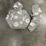 The Fall Of 2023, The New Y2K Hip Hop Street Fashion Trend Printed Sweater Suit For Men And Women Is Fashionable And
