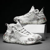 Graffiti Sport Shoes Designer Sneakers Good Quality Breathable Men Running Shoes Chunky Shoes Cushioning Jogging