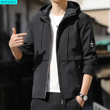 Color Men Jacket Autumn and Winter 2021 New Casual Thickening Spring and Autumn Tooling Jacket Spring Trend Jacket for