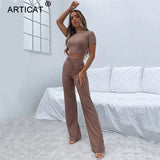 2021 Summer High Waist Sexy Straight Pants Women Sports Slim Black Long Trousers Streetwear Casual Solid Woman