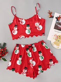 Sleeveless Gingerbread Man Sling Vest Milk Silk Home Clothing Pajamas Female Autumn Summer