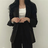 Zingj Suit Jacket Female 2024 New Spring And Fall Korean Version Chic Small Suit Jacket Design Sense