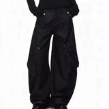 Street Vintage Water Wash Scissors Jeans Babes Design Broad Legs Casual Thin To Make Old Tug