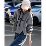 And Winter Lazy Style Retro Round Collar Collar Loose Horse Hair Pure Color Wear Inside And Thicken Sweater Female