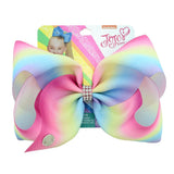 JoJo Bows Hair Clip Large Hair Bow Kids Handmade Metalic Printed Ribbon Knot Jumbo JOJO SIWA Hair Accessories For