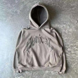 Popular Vintage Letter Print Pullovers Hoodies Men Y2K New Harajuku Style Loose Sweatshirt Unisex Casual Joker Hoodie Top 211-1-Outfit