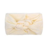 New Braided Nylon Baby Headbands For Girls Twisted Top Cross Knot Headwraps Turban Elastic Soft Hairbands Hair