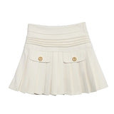 The Real Shot Of The Hairy Skirt Women's Autumn And Winter High-Waist A Word Small Incense Style Skirt Small Skirt