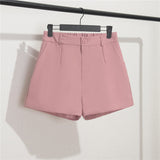 Zingj Spring And Summer Shorts Female Autumn Summer 2024 New High Waist Khaki Boot Pants Are Versatile With A Thin Korean Version Of Wide Leg