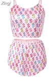 Women 2 piece set Velvet Sleepwear Sexy Spaghetti Strap Shorts Pajamas Suit Ladies Casual Sleepwear Female Pajama Party