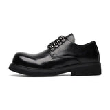 2025 New Youth Platform British Work Shoes Fashion Round Top Platform Casual Fashion Shoes