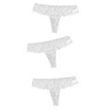 Sexy Women's Panties Thong Full Lace Panties Tanga Transparent Underpants G String Hollow Out Low-Rise Female