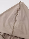 Seam Detail Hooded Maxi Dress- Outfit