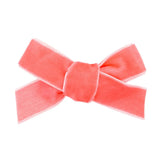 Velvet Hair Bows For Girls Solid Knot Hair Clips Baby Boutique Hairgrip Handmade Barrettes Headwear Hair Accessories