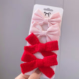 2021 New Leopard Print Hair Clips For Cute Girls BB Boutique Hairpins Bowknot Barrettes Headwear Kids Hair