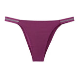 Women Luxury Sexy Panties Low-waist Underwear Thong Female G String Breathable Lingerie Temptation Solid Color