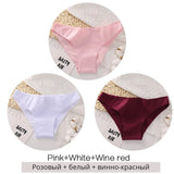 Cotton Underwear Women M-2XL Comfortable Panties Ladies Plus Size Underpants Solid Color Briefs Female