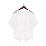 Leisure Summer New Women's Solid Color In The Hair Ball Thin Cardigan Shirt