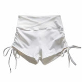 Zingj New Rope-Lifting Yoga Shorts Summer Women's Bodybuilding Pants High-Waist Leisure Sports Pants