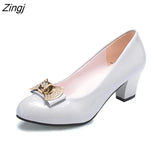 New Fashion High Heels Women Pumps Woman Pointed Toe Sexy Wedding Shoes Ladies PU Leather Work
