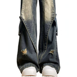 And Autumn High-Rise Jeans 2025 Winter New Design Oversize Handsome Couple