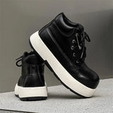 Zingj Men's Stylish Outdoor Platform Work Boots