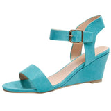 Zingj Women 2024 New Women's Summer Shoes Women's Slope High Heels