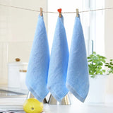 5pcs/lot 25*25cm ULTRA SOFT Baby Bath Washcloths Rayon from Bamboo Towels Perfect Baby Gifts Baby Travel Bathing