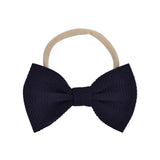 inches Solid Elastic Headband Handmade Boutique Hair Rope For Baby Girls Turban Bow Hair Band Headwear Hair Accessories