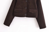Brown Quilted Overshirt- Outfit