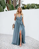 women Strap Maxi Dress V Neck Backless Chiffon Bandage beach Party Dress elegant Summer boho long dress vestidos 2022
