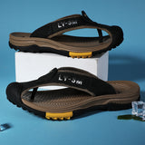 Zingj Baotou Flip-Flops Flip-Flops Sandals Male Breathable Light Dad Slippers Daily Household Casual Shoes Korean