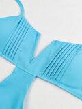 New Sexy Solid Women Dresses Deep V Sleeveless Naked Waist Split Long Dress Fashion Casual Party A-line Female
