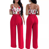 Independent Station Spring And Summer New Fashion Printing Suspenders To Attract 2-Piece Sets Of