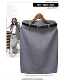 Hip Skirt Pencil Womens Skirts With Belt Short High Waist Woman Skirt Elegant Business Work Wear Office Lady Mini