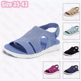 Women Shoes Summer 2022 Fish Flying Women Casual Sandals Comfort Flat Sneaker Sandals Women's Size 43 Zapatillas