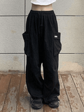 High Waist Pocket Cargo Pants- Outfit