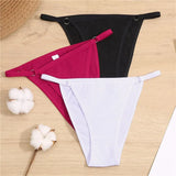 Women's Cotton Briefs Sexy Low Waist Underwear Female Underpant Soft Woman Panty Plus Size Lingerie