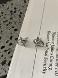 Oval Star Pattern Earrings- Outfit