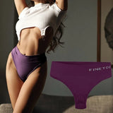 Women High Waist G-string Thongs Seamless Women Panties Cotton T-back Female Underwear Bikinis Lingerie Thongs