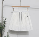 Design-Sensitive Niche Dress Half-Dress Woman Tight Waist A Trouser Skirt Open Fork Quick Dry Casual Skirt