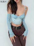 Autumn Fashion Casual Sexy Solid Y2K Camisole With Removable Sleeve For Women Simple Wild Club Streetwear Female T