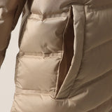 Autumn Winter New Down Jacket Female Short Money Thin Limo Casual Seamless Pressure Glue Collision Color White Duck Down Coat Tide-Outfit