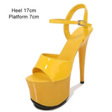 2021 Model Shoes Women Sexy Catwalk Shoes Sandals 9 13 15 17 20 CM High Heels Platform Sandals Girls Shoe Party Club Drop